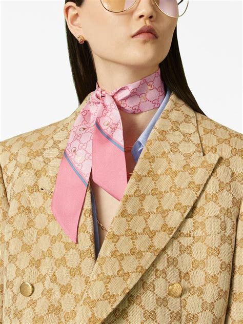 gucci hawaiian print silk neck bow|Gucci Silk Neck Bow .